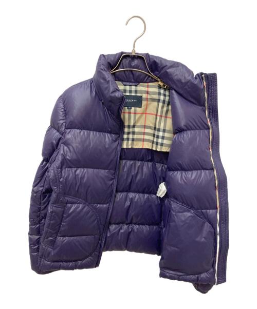 BURBERRY LONDON（バーバリーロンドン）BURBERRY LONDON (バーバリーロンドン) ダウンジャケット パープル サイズ:40の古着・服飾アイテム