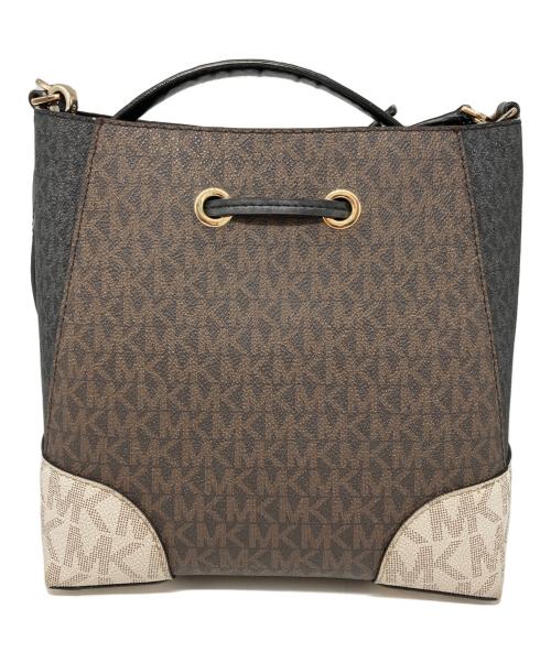 MICHAEL KORS（マイケルコース）MICHAEL KORS (マイケルコース) MERCER GALLERY 2ウェイ バケットバッグ ブラウンの古着・服飾アイテム