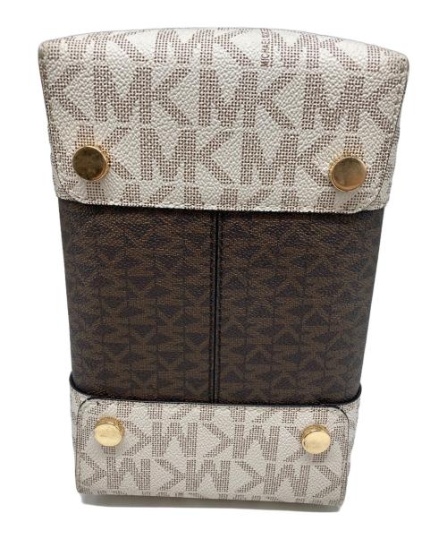 MICHAEL KORS（マイケルコース）MICHAEL KORS (マイケルコース) MERCER GALLERY 2ウェイ バケットバッグ ブラウンの古着・服飾アイテム