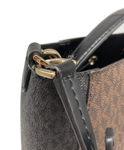 MICHAEL KORS（マイケルコース）MICHAEL KORS (マイケルコース) MERCER GALLERY 2ウェイ バケットバッグ ブラウンの古着・服飾アイテム