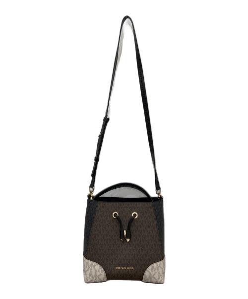 MICHAEL KORS（マイケルコース）MICHAEL KORS (マイケルコース) MERCER GALLERY 2ウェイ バケットバッグ ブラウンの古着・服飾アイテム