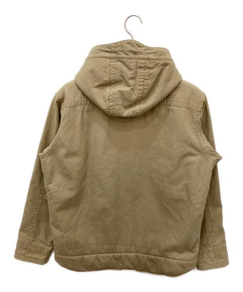 Patagonia（パタゴニア）Patagonia (パタゴニア) ラインドキャンバスフーディージャケット ベージュ サイズ:Mの古着・服飾アイテム