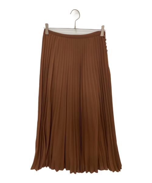 LOUNIE（ルーニー）LOUNIE (ルーニー) アコーディオンスカート ブラウン サイズ:38の古着・服飾アイテム