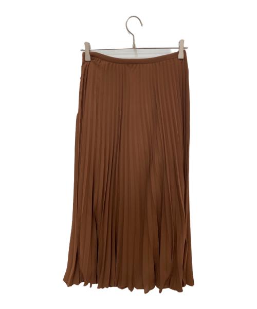 LOUNIE（ルーニー）LOUNIE (ルーニー) アコーディオンスカート ブラウン サイズ:38の古着・服飾アイテム