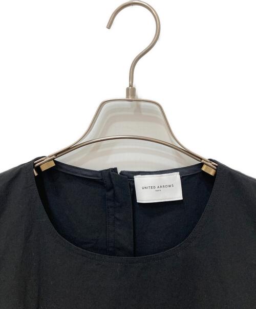 UNITED ARROWS（ユナイテッドアローズ）UNITED ARROWS (ユナイテッドアローズ) ポケット ティアード マキシ ワンピース ブラック サイズ:36の古着・服飾アイテム