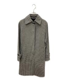 MACKINTOSH（マッキントッシュ）の古着「千鳥柄コート」｜ホワイト×ブラック