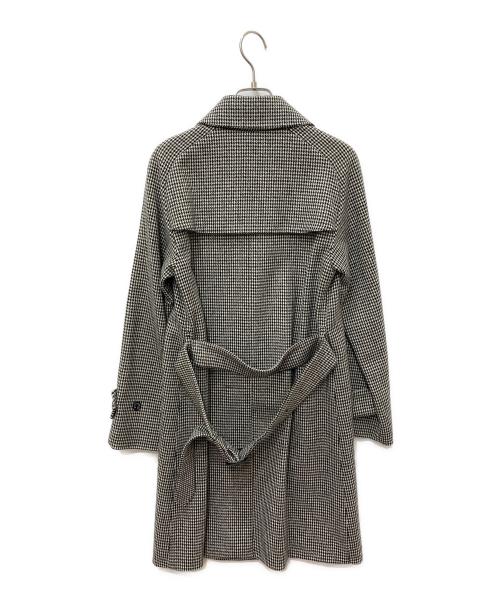 MACKINTOSH（マッキントッシュ）MACKINTOSH (マッキントッシュ) 千鳥柄コート ホワイト×ブラック サイズ:32の古着・服飾アイテム