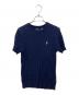 POLO RALPH LAUREN（ポロ・ラルフローレン）の古着「ショートスリーブケーブルニット」｜ネイビー