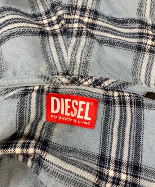 DIESEL（ディーゼル）DIESEL (ディーゼル) S-DEWNY-HOOD ブルー サイズ:48の古着・服飾アイテム