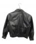 JACKROSE (ジャックローズ) JE LAMB LEATHER A-2 JACKET ブラック サイズ:L：18000円