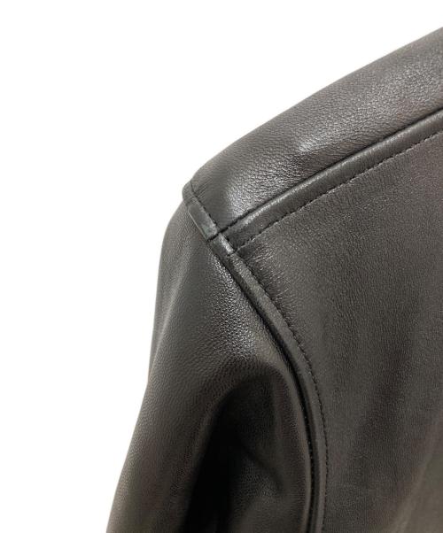 Schott（ショット）Schott (ショット) LEATHER TRACKER JACKET ブラック サイズ:Mの古着・服飾アイテム