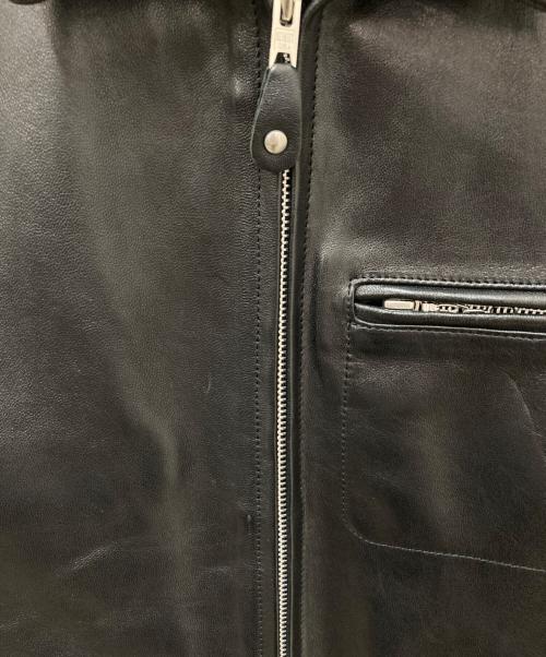 Schott（ショット）Schott (ショット) LEATHER TRACKER JACKET ブラック サイズ:Mの古着・服飾アイテム
