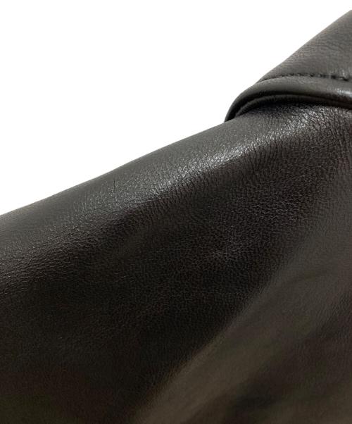 Schott（ショット）Schott (ショット) LEATHER TRACKER JACKET ブラック サイズ:Mの古着・服飾アイテム