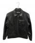 Schott（ショット）の古着「LEATHER TRACKER JACKET」｜ブラック