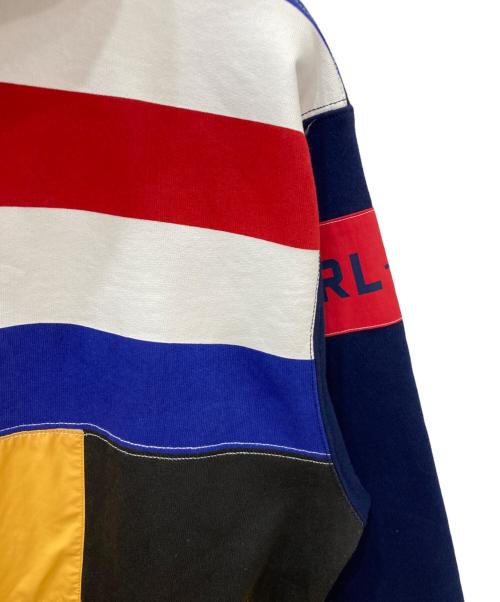 POLO RALPH LAUREN（ポロ・ラルフローレン）POLO RALPH LAUREN (ポロ・ラルフローレン) パッチワークパーカー マルチカラー サイズ:Mの古着・服飾アイテム