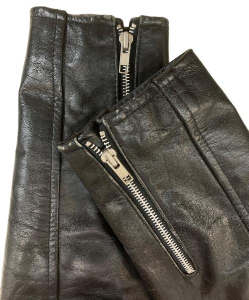 HORN WORKS（ホーンワークス）HORN WORKS (ホーンワークス) シングルライダースジャケット ブラック サイズ:Lの古着・服飾アイテム