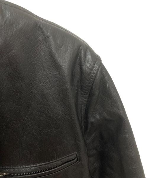 HORN WORKS（ホーンワークス）HORN WORKS (ホーンワークス) シングルライダースジャケット ブラック サイズ:Lの古着・服飾アイテム