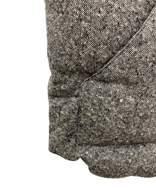 Rocky Mountain featherbed co（ロッキーマウンテンフェザーベッド）Rocky Mountain Featherbed co (ロッキーマウンテンフェザーベッド) レザー切替ダウンベスト ブラック サイズ:38の古着・服飾アイテム