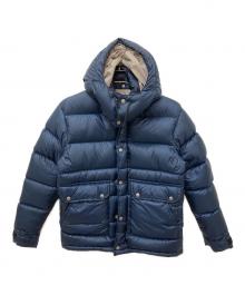 EIGHT G（エイトジー）の古着「Nylon Down Jacket　ナイロンダウンジャケット」｜ネイビー
