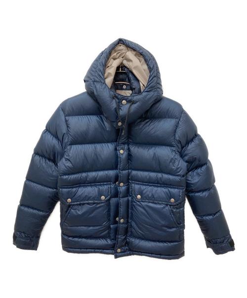 EIGHT G（エイトジー）EIGHT G (エイトジー) Nylon Down Jacket　ナイロンダウンジャケット ネイビー サイズ:Sの古着・服飾アイテム