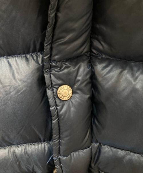 EIGHT G（エイトジー）EIGHT G (エイトジー) Nylon Down Jacket　ナイロンダウンジャケット ネイビー サイズ:Sの古着・服飾アイテム