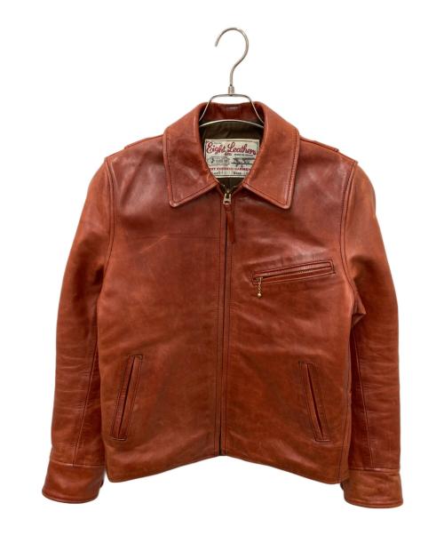 EIGHT LEATHERS（エイトレザーズ）EIGHT LEATHERS (エイトレザーズ) レザージャケット ブラウン サイズ:36の古着・服飾アイテム