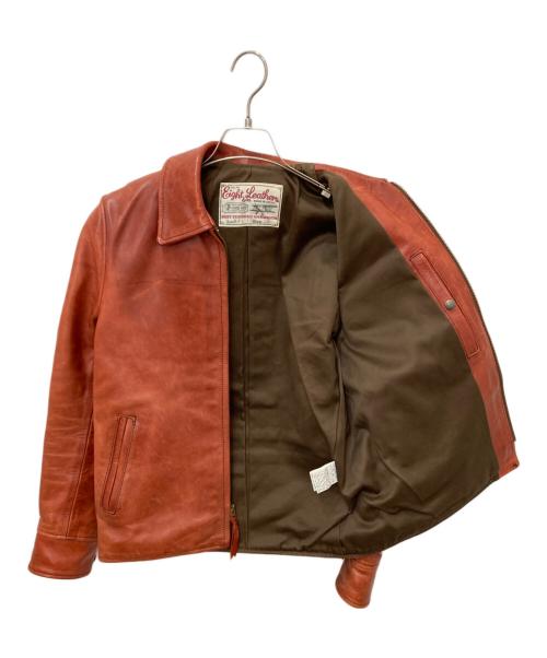 EIGHT LEATHERS（エイトレザーズ）EIGHT LEATHERS (エイトレザーズ) レザージャケット ブラウン サイズ:36の古着・服飾アイテム