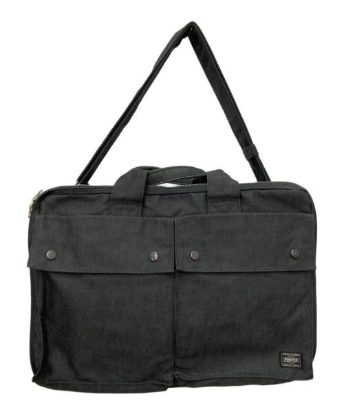 PORTER（ポーター）PORTER (ポーター) SMOKY  2WAY BRIEFCASE ブラックの古着・服飾アイテム