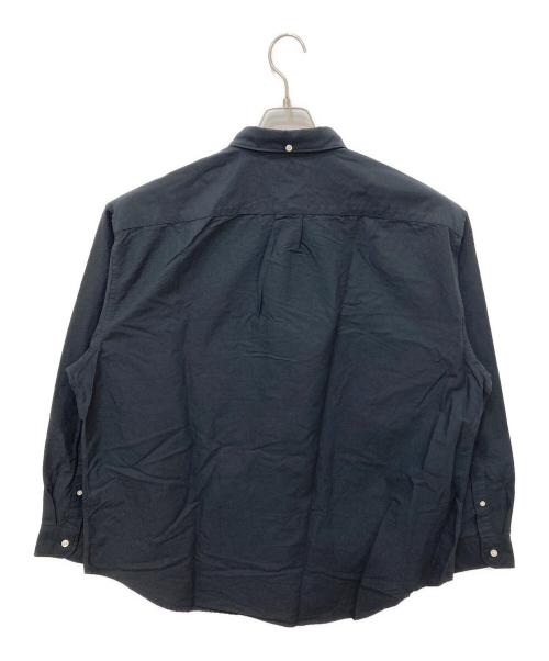 SUPREME（シュプリーム）Supreme (シュプリーム) ロゴ刺繍BDシャツ ネイビー サイズ:Lの古着・服飾アイテム