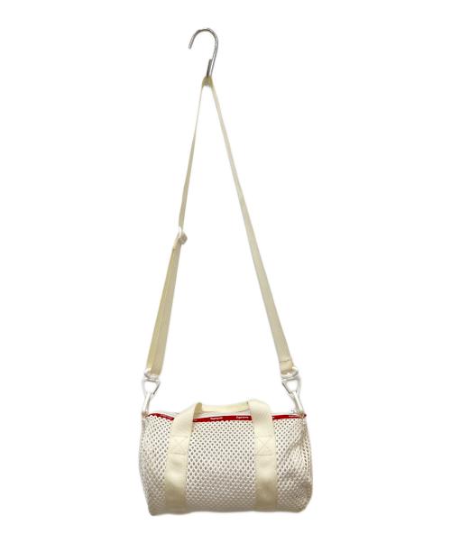 SUPREME（シュプリーム）SUPREME (シュプリーム) Mesh Mini Duffle Bag（メッシュ　ミニ　ダッフル　バッグ） ホワイトの古着・服飾アイテム