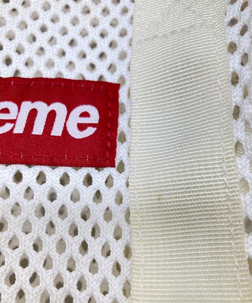 SUPREME（シュプリーム）SUPREME (シュプリーム) Mesh Mini Duffle Bag（メッシュ　ミニ　ダッフル　バッグ） ホワイトの古着・服飾アイテム