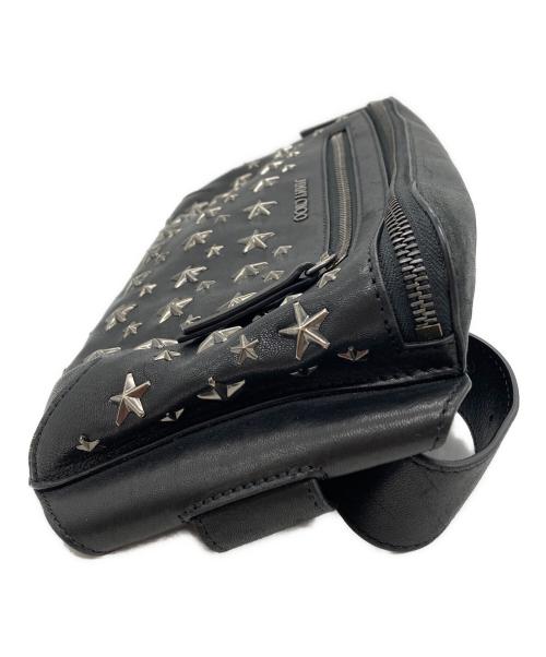 JIMMY CHOO（ジミーチュウ）JIMMY CHOO (ジミーチュウ) スタースタッズボディーバック ブラックの古着・服飾アイテム