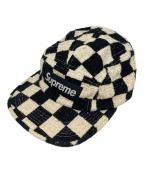 SUPREMEシュプリーム）の古着「checkerboard camp cap」｜ブラック×ホワイト