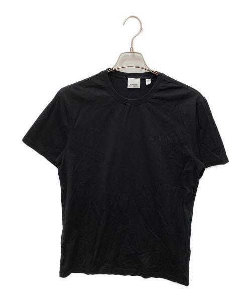 BURBERRY（バーバリー）BURBERRY (バーバリー) ロゴ刺繍Ｔシャツ ブラック サイズ:Ｍの古着・服飾アイテム