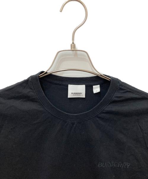 BURBERRY（バーバリー）BURBERRY (バーバリー) ロゴ刺繍Ｔシャツ ブラック サイズ:Ｍの古着・服飾アイテム