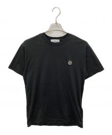 STONE ISLAND（ストーンアイランド）の古着「ロゴパッチＴシャツ」｜ブラック