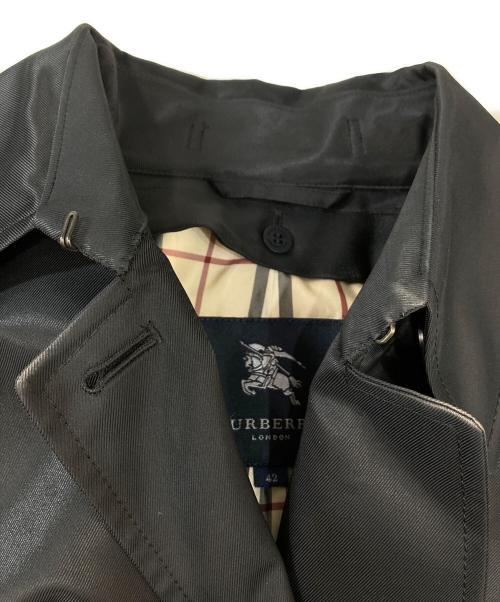 BURBERRY LONDON（バーバリーロンドン）BURBERRY LONDON (バーバリーロンドン) ノバチェックライナー付コート ブラック サイズ:42の古着・服飾アイテム