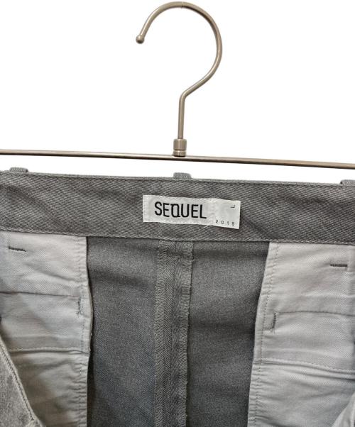 SEQUEL（シークエル）SEQUEL (シークエル) TYPE-Cタックパンツ グレー サイズ:Lの古着・服飾アイテム