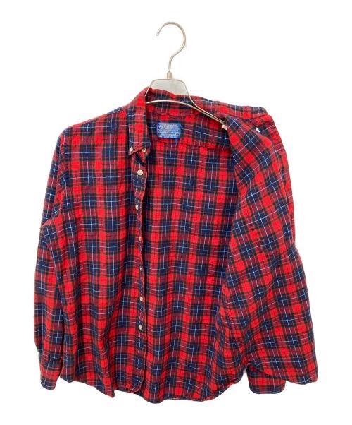 PENDLETON（ペンドルトン）PENDLETON (ペンドルトン) チェックBDシャツ レッド サイズ:Lの古着・服飾アイテム