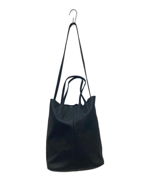 morphee（モルフェ）morphee (モルフェ) 3WAY MEDIUM TOTE SHORT（スリーウェイ　ミディアム　トート　ショート） ブラックの古着・服飾アイテム