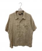 Patagoniaパタゴニア）の古着「Hemp Open Collar S/S Shirt」｜ベージュ
