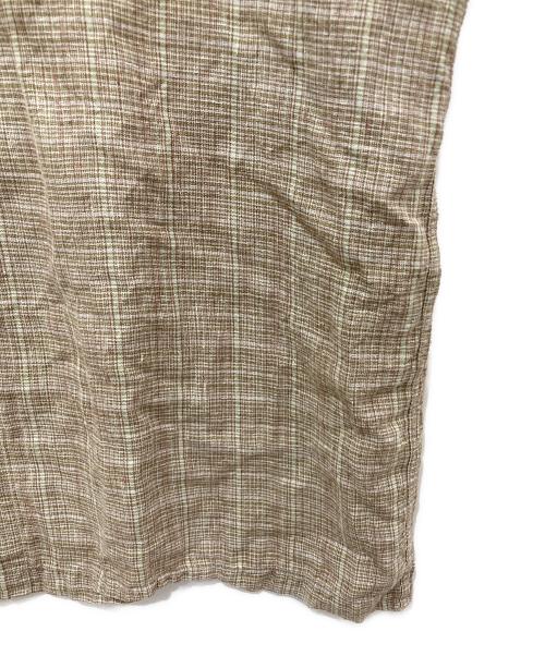Patagonia（パタゴニア）Patagonia (パタゴニア) Hemp Open Collar S/S Shirt ベージュ サイズ:Lの古着・服飾アイテム