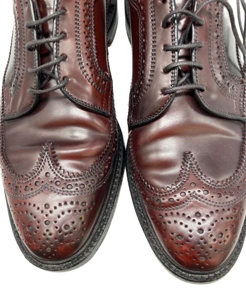 Allen Edmonds（アレン エドモンズ）Allen Edmonds (アレン エドモンズ) ウィングチップシューズ コードバン ブラウン サイズ:SIZE 9Dの古着・服飾アイテム