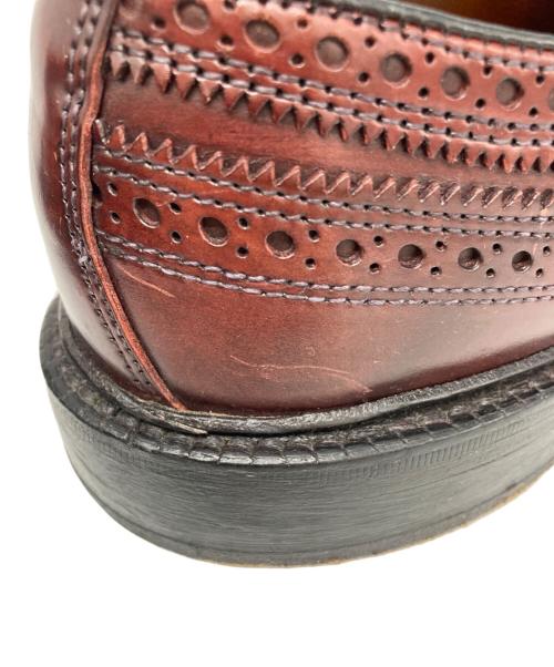 Allen Edmonds（アレン エドモンズ）Allen Edmonds (アレン エドモンズ) ウィングチップシューズ コードバン ブラウン サイズ:SIZE 9Dの古着・服飾アイテム