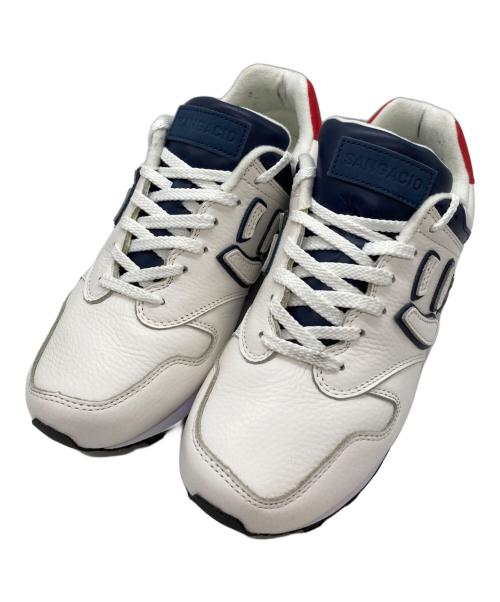 Sangacio（サンガッチョ）SANGACIO (サンガッチョ) ローカットスニーカー ホワイト サイズ:24.5の古着・服飾アイテム