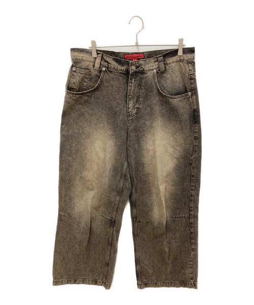 Jaded London（ジェイデッドロンドン）JADED LONDON (ジェイデッドロンドン) グラデーションウォッシュ加工デニムパンツ グレー サイズ:34の古着・服飾アイテム