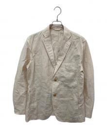 ISSEY MIYAKE MEN（イッセイミヤケメン）の古着「リネンジャケット」｜ベージュ