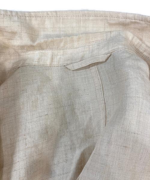 ISSEY MIYAKE MEN（イッセイミヤケメン）ISSEY MIYAKE MEN (イッセイミヤケメン) リネンジャケット ベージュ サイズ:3の古着・服飾アイテム