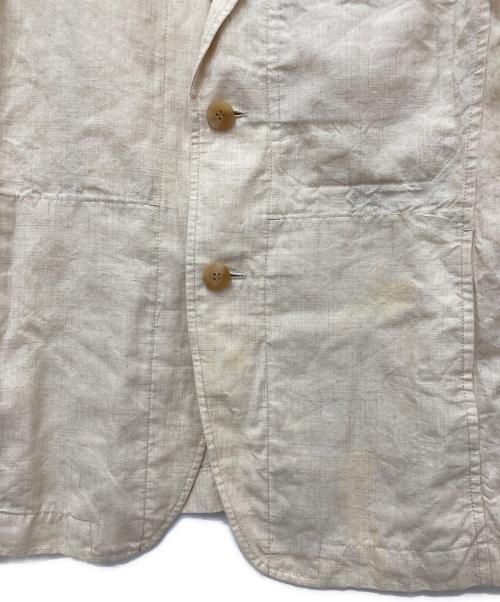 ISSEY MIYAKE MEN（イッセイミヤケメン）ISSEY MIYAKE MEN (イッセイミヤケメン) リネンジャケット ベージュ サイズ:3の古着・服飾アイテム