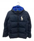 POLO RALPH LAURENポロ・ラルフローレン）の古着「ビックポニー刺繍ダウンジャケット」｜ネイビー